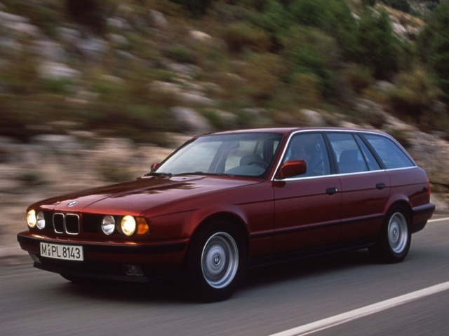 BMW 5-serie Touring, den första femman att erbjudas i kombi-utförande. 