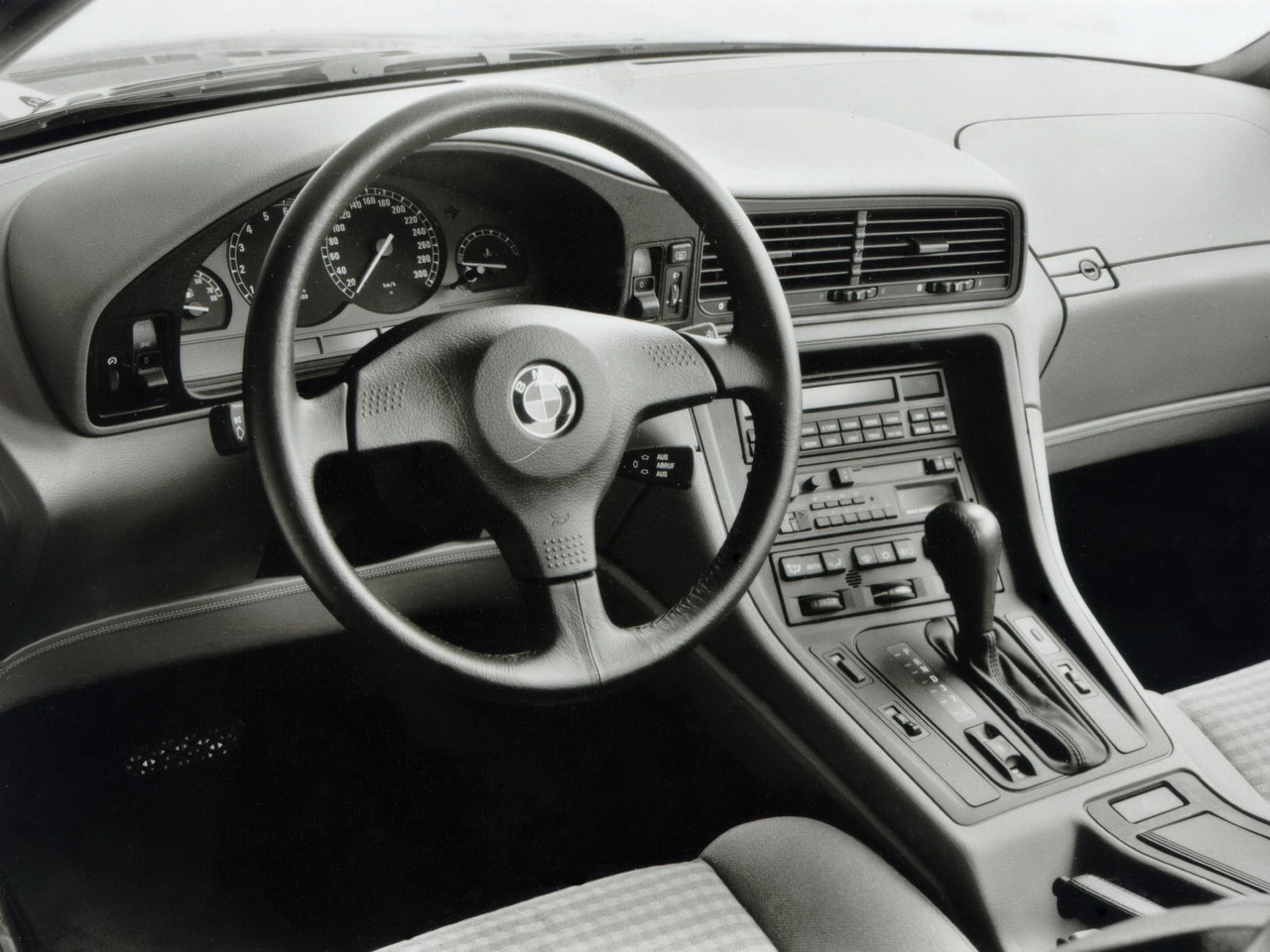 BMW 850i interiör