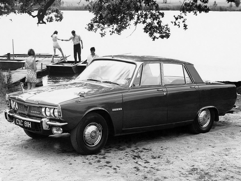Rover P6 från 1963.